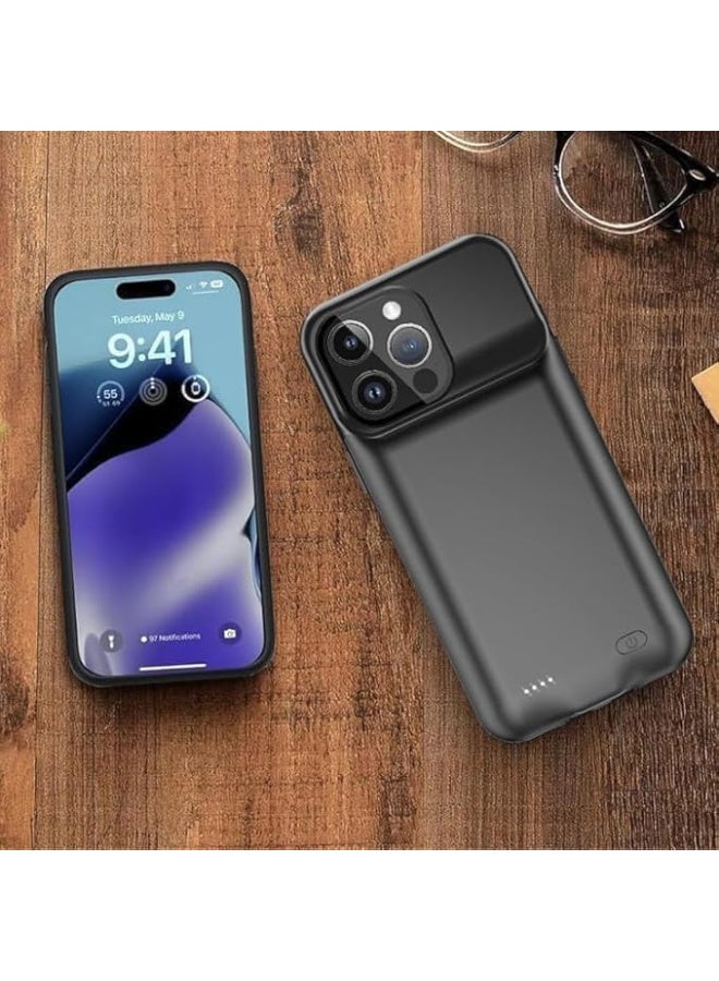 Battery Case for i-Phone 16 Pro, 7000mAh Portable Charging Case, Protective Cover - Image 2